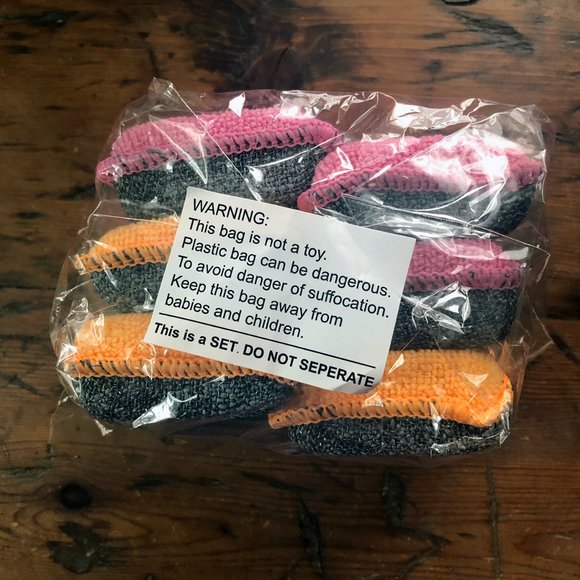 6 The Best Microfiber Sponges Pink / Orange NWT - Picture 4 of 6